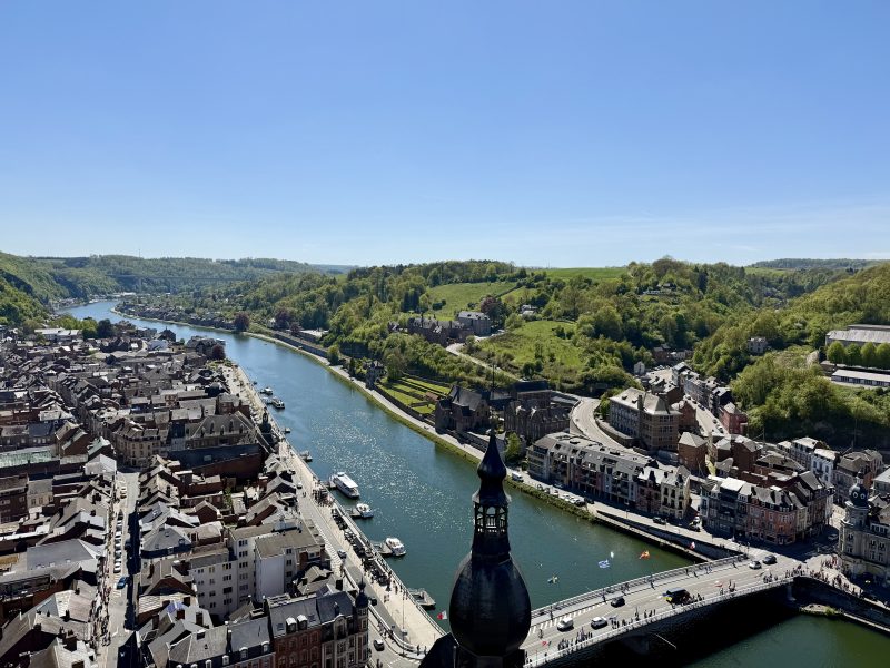 Dinant gezien vanaf de Citadel